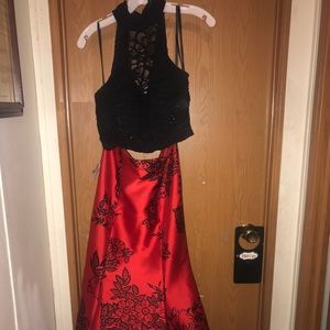BRAND NEW 2 piece prom dress with tags!!